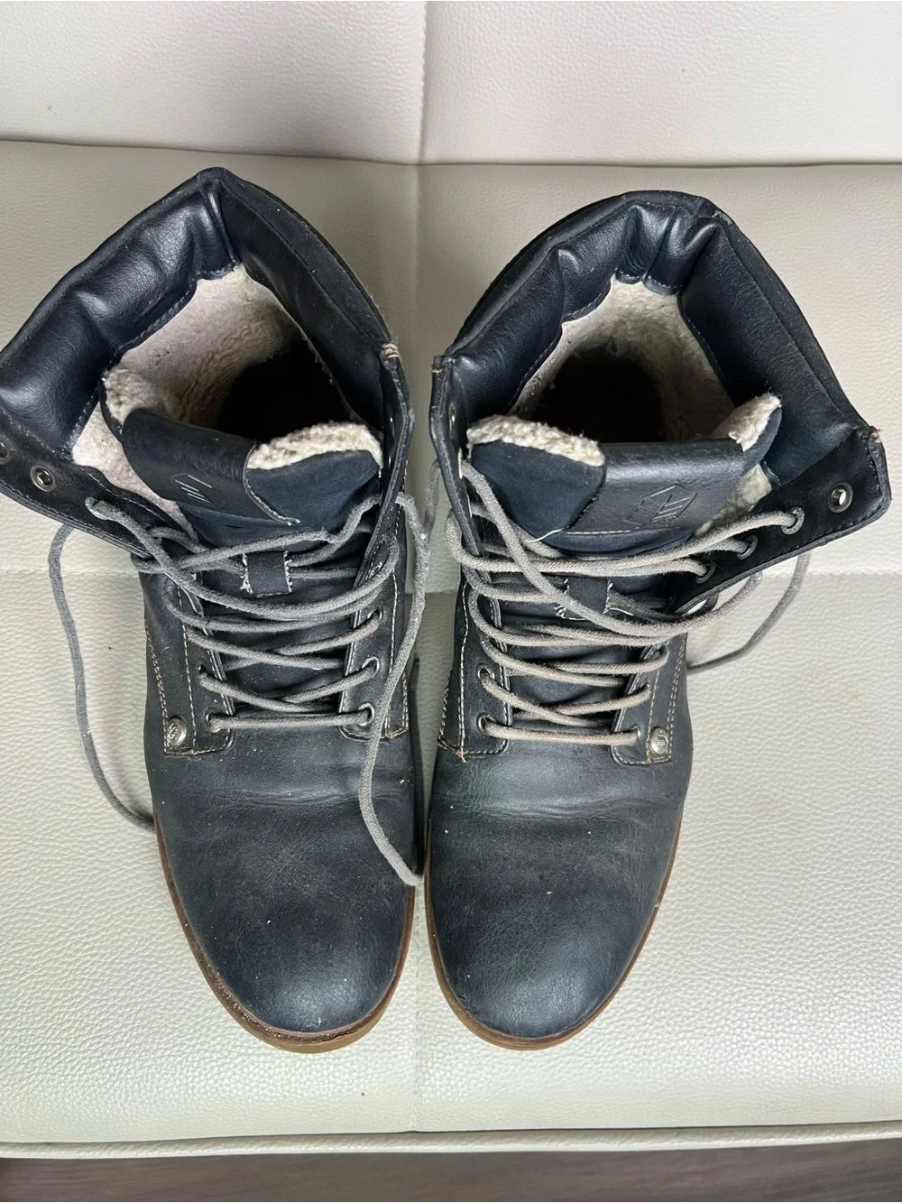 Call It Spring Black Lace-Up Men's Winter Boots